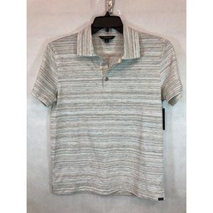 NWT - Men's Short Sleeve Collard  Three Button Placket Comfortable  Polo Shirt